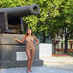 Прогулка голышом по центру Одессы
